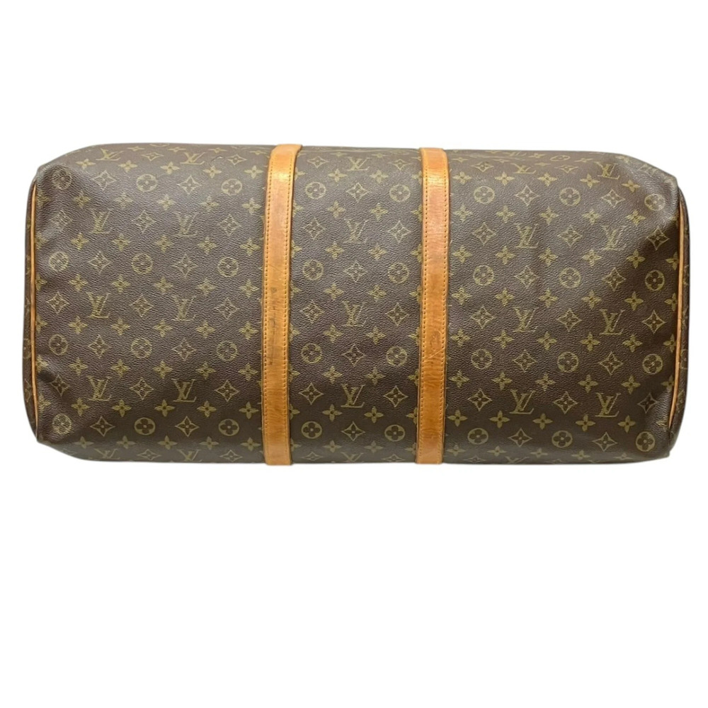 LOUIS VUITTON Brown Monogram Canvas Keepall 60 Boston Bag - Picture 3 of 9